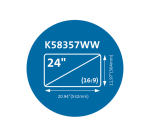 MagPro Monitor privacy filter 24 inch (16:9)