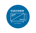 MagPro Monitor privacy filter 27 inch (16:9)