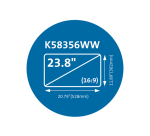 Kensington MagPro Privacy Filter 23.8 inch 16:9