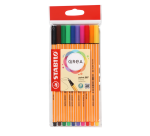 Fineliner STABILO Point 88/10 Qrea Edition Fein sortiert 10 Stück