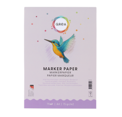 Bloc marqueur Qrea A4 75g 75 feuilles