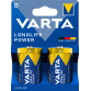 Pile Varta Longlife Power 2x D