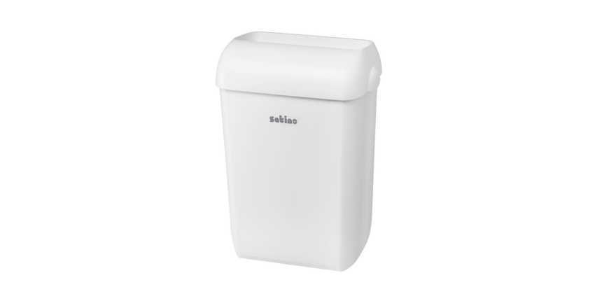 Poubelle Satino ouverte 43 litres blanc 332570