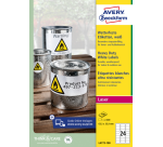 Etiket Avery L4773-100 63.5x33.9 2400 stuks