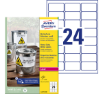 Etiket Avery L4773-100 63.5x33.9 2400 stuks