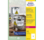 Avery-Etikett L4775-100 210x297mm 100 Etiketten
