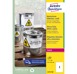 Etiket Avery L4775-100 210x297mm 100 stuks
