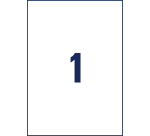 Avery Label L4775-100 210x297mm 100 labels