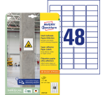 Etiket Avery L7873-20 45.7x21.2mm 960 stuks