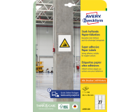 Etiquette Avery Zweckform L7874-20 63,5x29,6mm 540 étiquettes