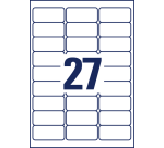 Etiquette Avery L7874-20 63,5x29,6mm 540 étiquettes