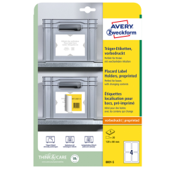 Etiquette de positionnement Avery Zweckform AZ 8001 120x80mm imprimée 20 étiquettes