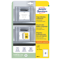 Etiquette de positionnement Avery Zweckform AZ 8001 160x120mm imprimée 10 étiquettes