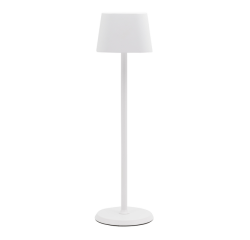 Lampe de table Securit Georgina LED rechargeable dimmable blanc