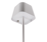 Lampe de table Securit Georgina LED rechargeable dimmable blanc