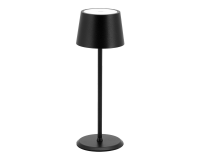 Rechargeable Dimmable Black LED Table Lamp Securit MonteCarlo