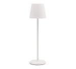 Lampe de table Securit Feline LED rechargeable dimmable blanc
