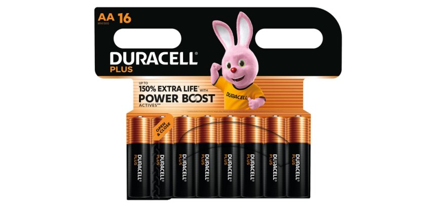 Pile Duracell Plus PowerBoost 16x AA