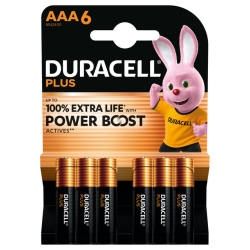 Pile Duracell Plus PowerBoost 6x AAA