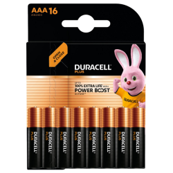Pile Duracell Plus PowerBoost 16x AAA