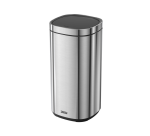 Poubelle Desq Touch 50 litres acier inoxydable argent