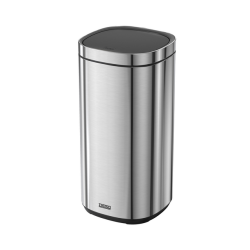 Poubelle Desq Touch 50 litres acier inoxydable argent