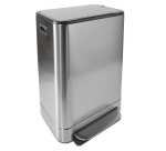 Poubelle à pédale Desq 40 litres acier inoxydable argent