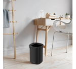 Desq Trash Can Open 20 Liters Black Metal