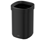 Desq Trash Can Open 20 Liters Black Metal