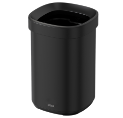 Poubelle Desq ouverte 20 litres métal noir