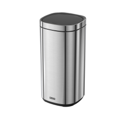 Poubelle Desq Touch 30 litres acier inoxydable argent