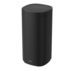 Poubelle Desq Touch 30 litres acier inoxydable noir