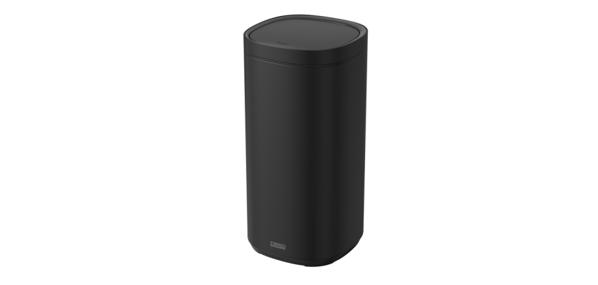 Desq Touch Trash Can 30 liters black stainless steel
