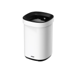 Poubelle Desq ouverte 20 litres métal blanc