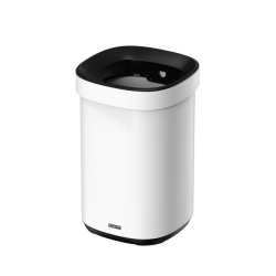 Poubelle Desq ouverte 20 litres métal blanc