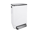 Pedal Bin Desq 40 Liters White Stainless Steel
