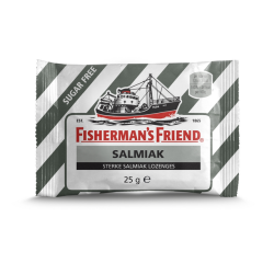 Pastille pour la gorge Fisherman's Friend Salmiac sans sucre sachet 25g