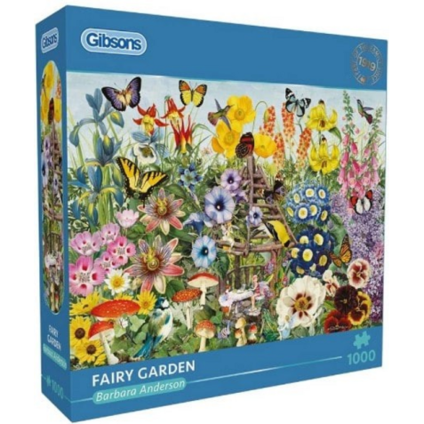 Puzzel Gibsons Fairy Garden 1000 stukjes