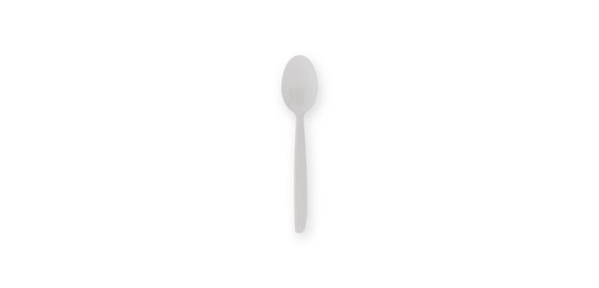 Lepel IEZZY herbruikbaar PP 185mm 50 stuks wit