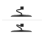 Neomounts DS60-600BL1 Support d'écran à fixer 10-32" - Quick-fix - arrêt 180°