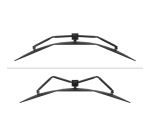 Neomounts DS60-600BL3 Monitor Mount to Attach 10-27" - Quickfix - 180° Stop