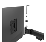 Neomounts DS60-600BL3 Monitor Mount to Attach 10-27" - Quickfix - 180° Stop