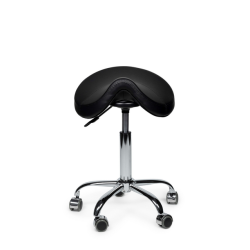 Siège amazone Office Premium bas roulette dure noir