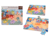 Joueco Dino knopjespuzzel 2 ass