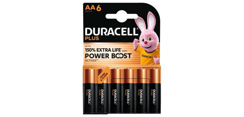 Duracell Plus PowerBoost Batteries 6x AA