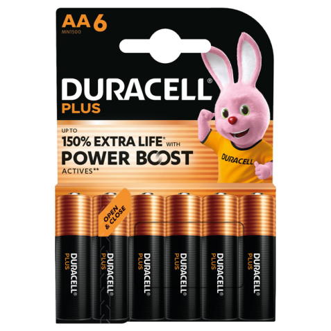 Pile Duracell Plus PowerBoost 6x AA