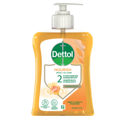 Savon mains Dettol Honey Vanilla antibactérien 250ml