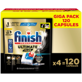 Finish Ultimate Plus Dishwasher Capsules 120 Pieces Giant Pack