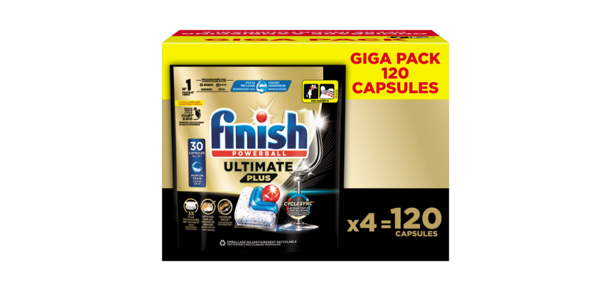Finish Ultimate Plus Dishwasher Capsules 120 Pieces Giant Pack