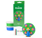 Pâte à modeler Hey Clay Peacock 3 pots
